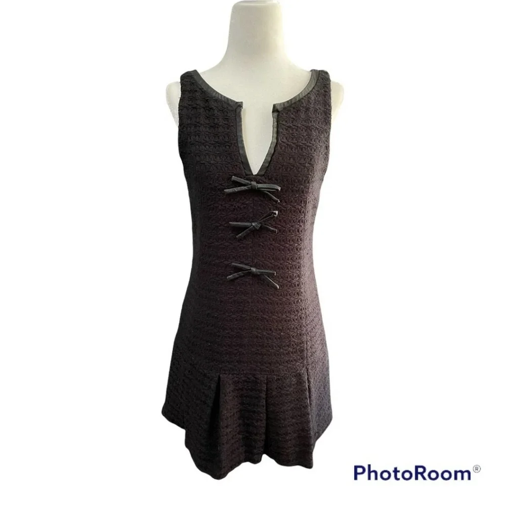 Free People Faux Leather Dress